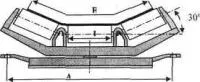 Роликоопора верхняя желобчатая центрирующая ЖЦГ 140-159-30
